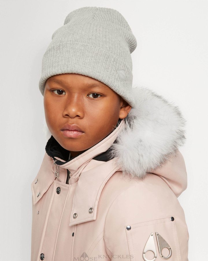 Kids' Moose Knuckles Original Parka Shearling Parkas Dusty Rose / Natural Shearling | 56978NWDM