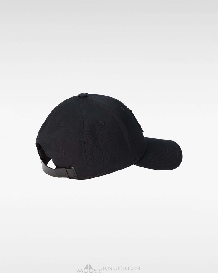 Men Moose Knuckles Logo Icon Cap Baseball caps Black / Black Logo | DS7384561