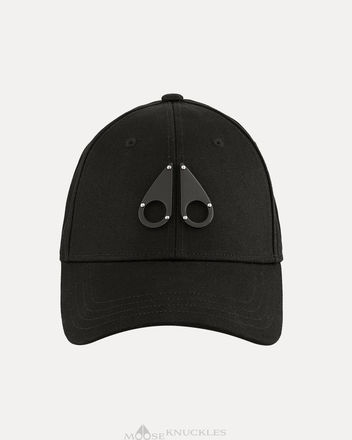 Men Moose Knuckles Logo Icon Cap Baseball caps Black / Black Logo | DS7384561