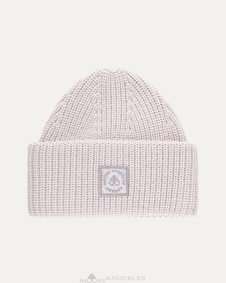 Men Moose Knuckles Neige Beanie Baseball caps Willow Grey | IA9283406