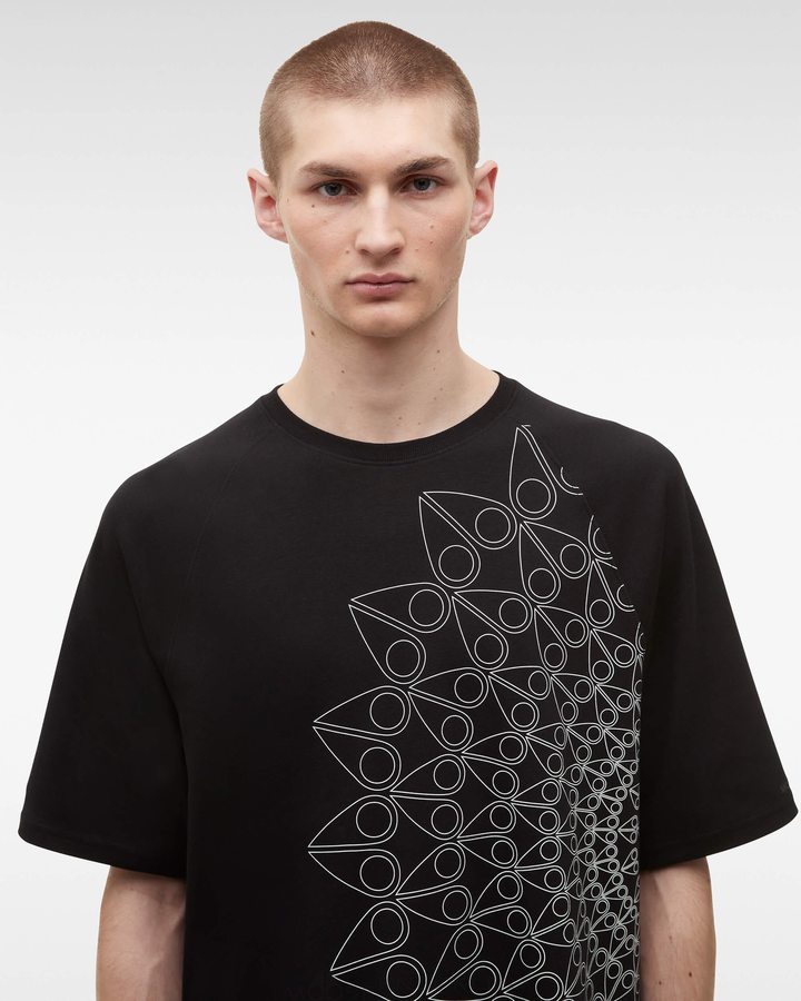 Men Moose Knuckles Wellesley Tee Tees Black | MK8216543