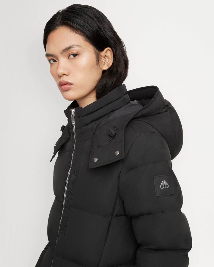 Women Moose Knuckles Jocada Parka Parkas Black | EB1345720