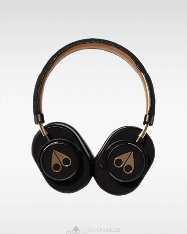 Women Moose Knuckles Noise Cancelling Headphones Headphones Black / Gold | OE1975380