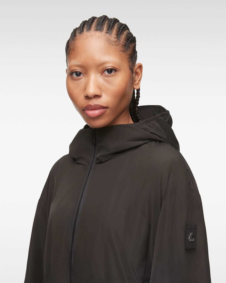 Women Moose Knuckles Parklawn Jacket Jackets Black | OZ4093571