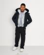 Navy / Black Shearling